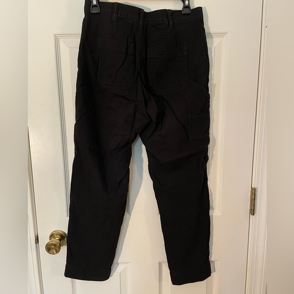 Two pairs of Old Navy High-Waisted Slouchy Cropped Tapered Workwear Pants - Picture 10 of 11